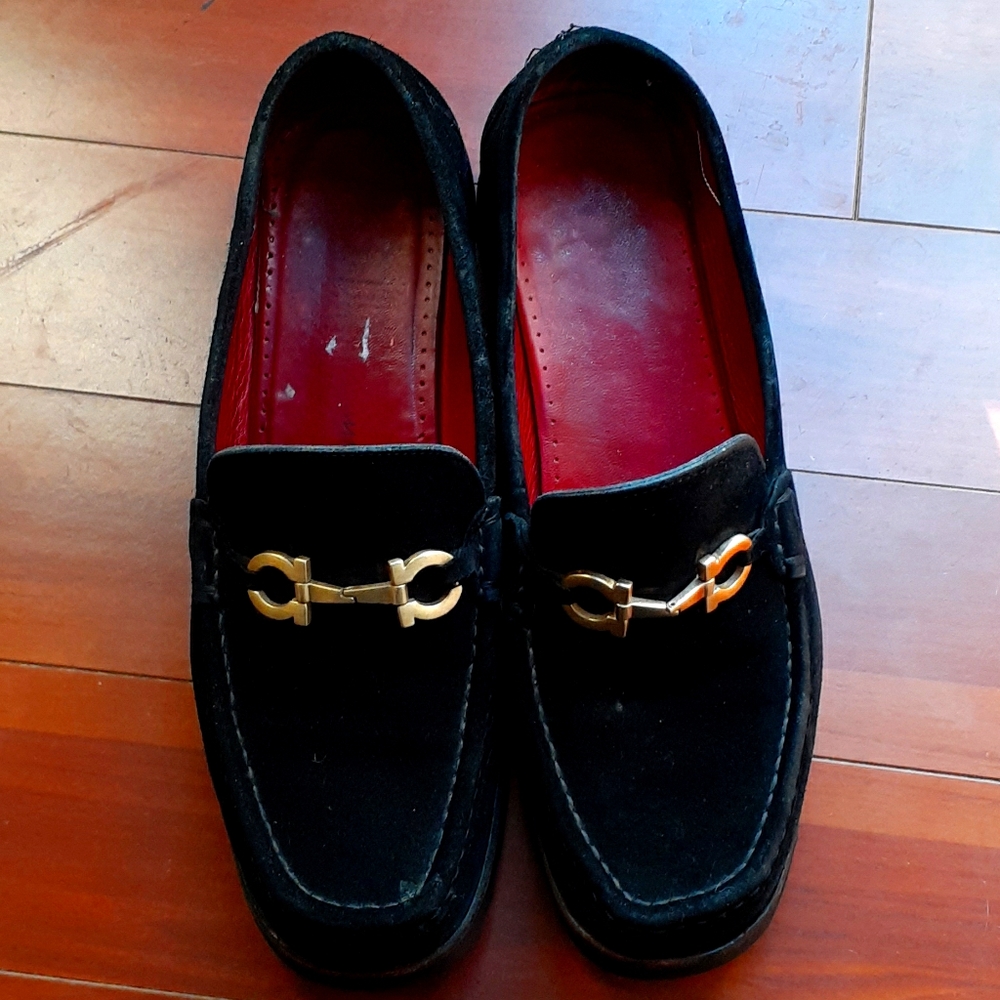 Salvatore ferragamo lady sport suade shoes